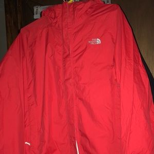 North Face rain coat